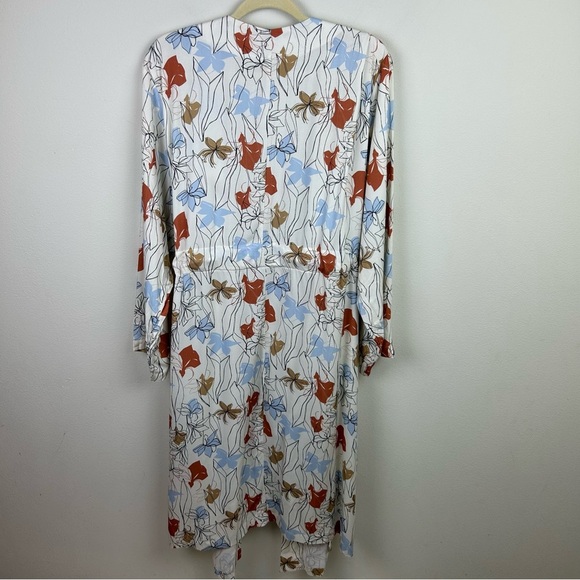 NWT Eloquii Duster cardigan longer length belted with pockets side slits 14/16 - Picture 14 of 16